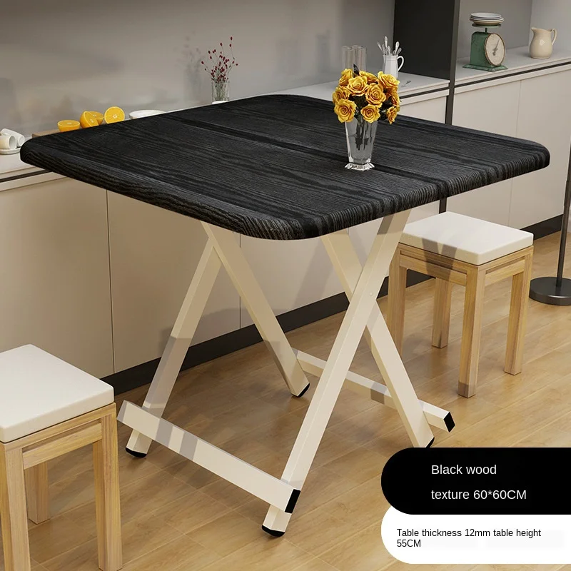 

Household Folding Square Table Outdoor Foldable Portable Stall Table Environmentally Friendly Materials Without Installation