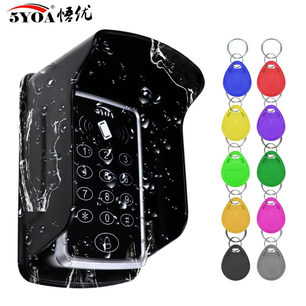 Клавиатура RFID с клавиатурой система контроля доступа водонепроницаемая крышка