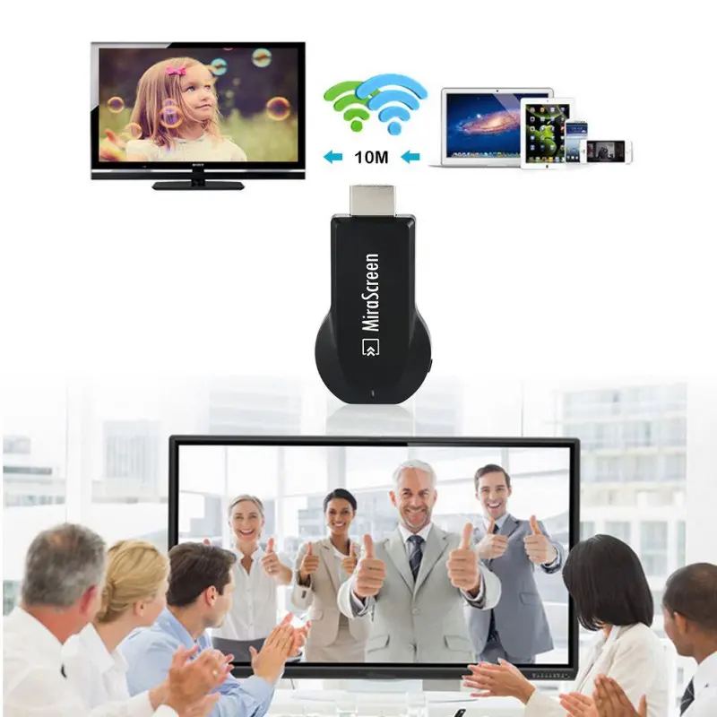 ТВ флешка совместимая с HDMI 128 Мб приемник Mirascreen Wi Fi дисплей DLNA Airplay Miracast Airmirror Chromecast