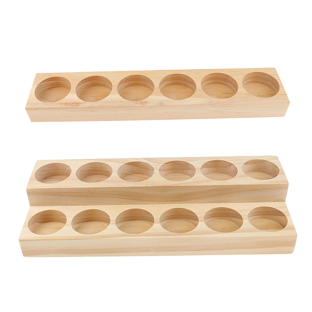 Флаконы для эфирных масел 2 шт. 15 мл флаконы хранения держатель (6 отверстий + 12