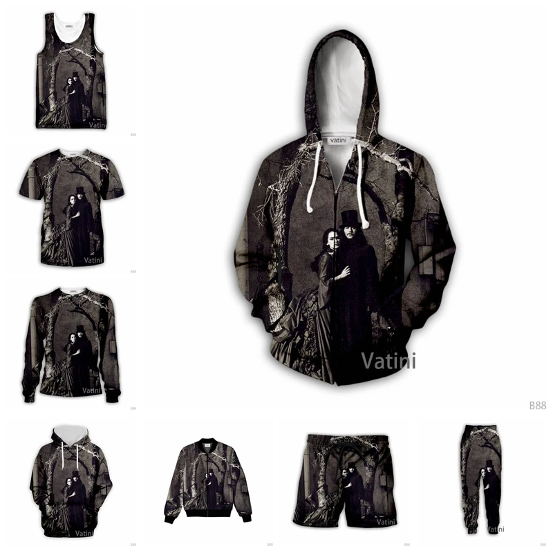 

Толстовка унисекс на молнии, с 3D-принтом, D02