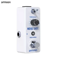 ammoon noise gate noise reduction guitar effect pedal 2 modeshardsoft full metal shell true bypass for bass electric guitar