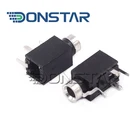 10 шт., разъем для наушников 2,5 мм, 4 Pin, DIP, разъем для наушников, разъем для наушников