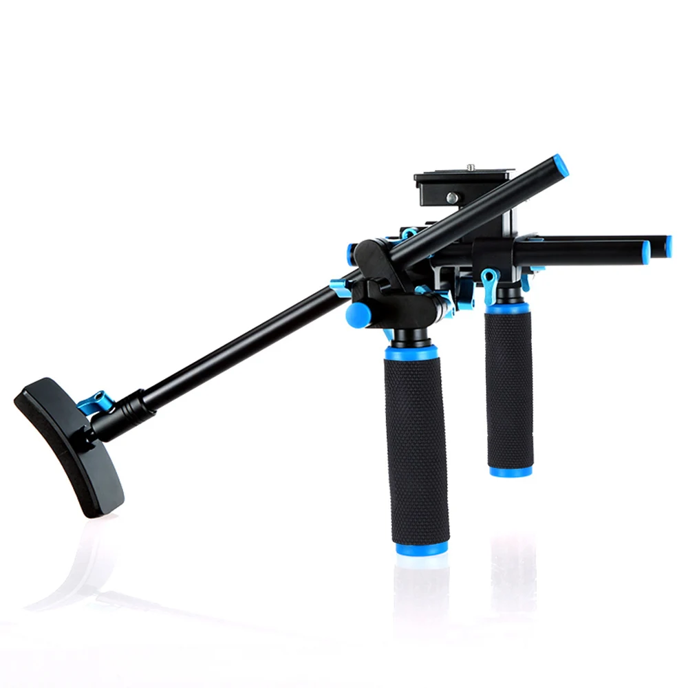 Кронштейн для видеокамеры commlite V1 с двойными ручками из алюминиевого