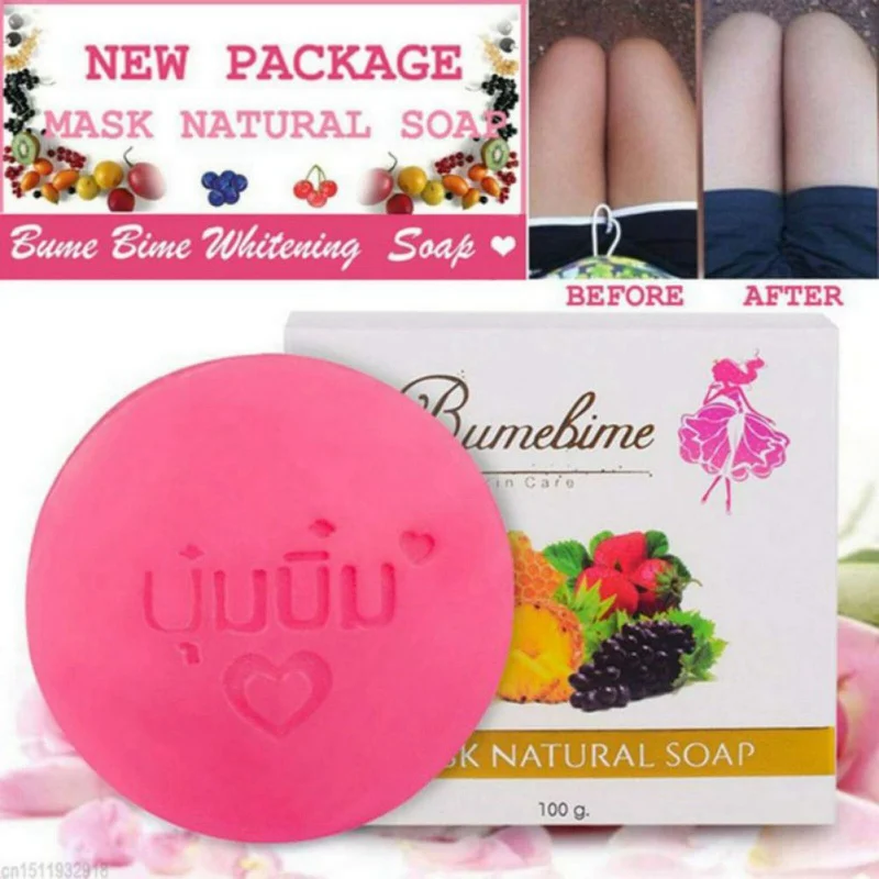 Thai Handmade Mask Fruit Natural Soap Skin Care Oil-control Whitening Dark Spot Moisture Stretch Shrink pores 100g | Красота и