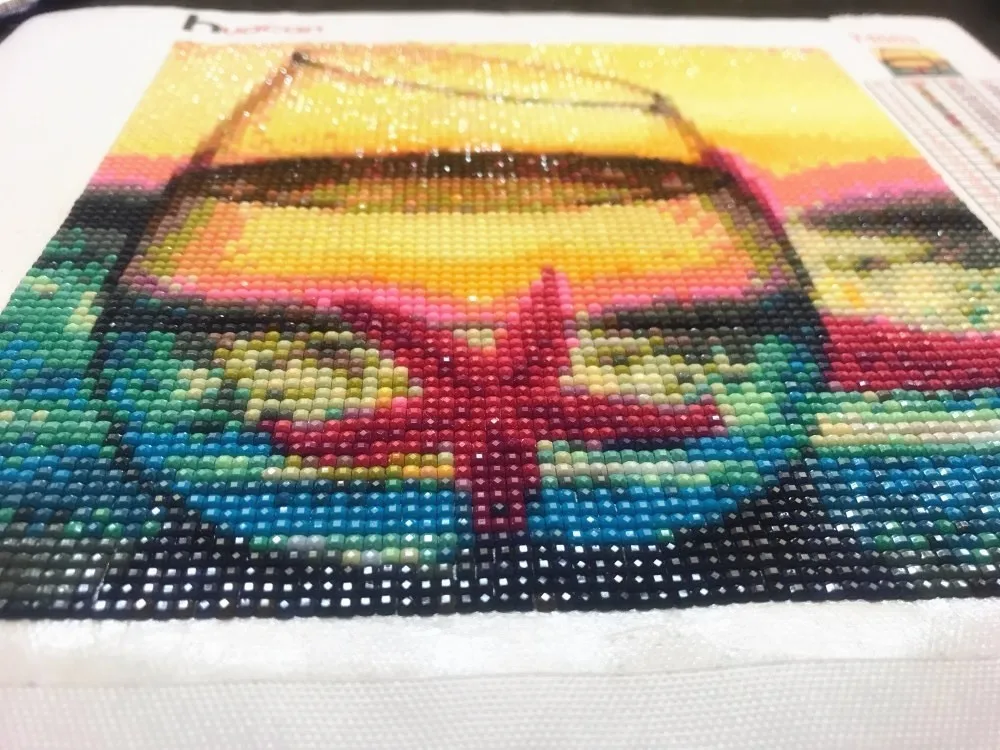 Huacan 5D Diamond Painting Full Square Scenery Diamond Embroidery Sale Landscape Rhinestones Pictures Diamond Mosaic Bottle