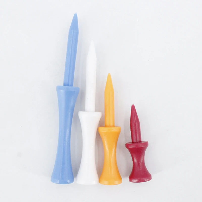 

10PCS Plastic Golf Tee Colorful Best for all Over Sized Drivers Irons & Hybrids