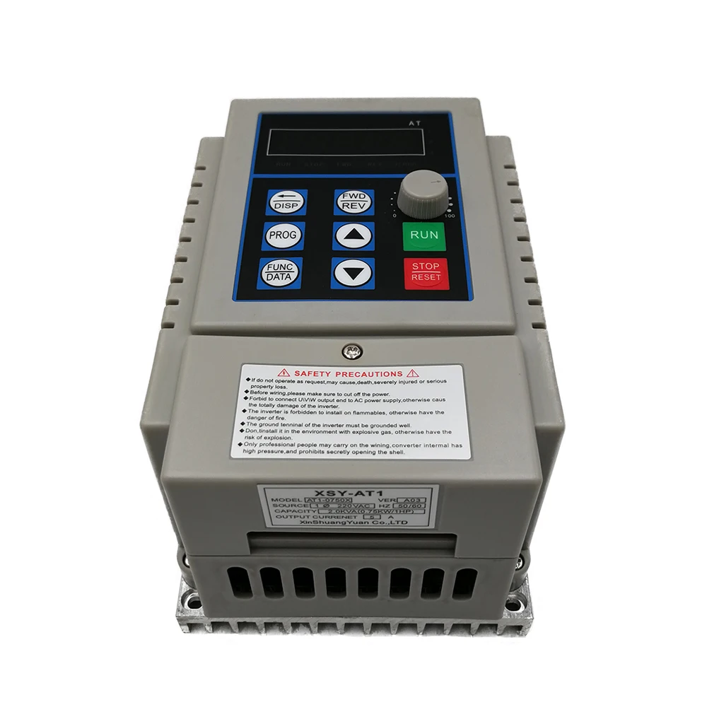 VFD инвертор XSY-AT1 0 75 кВт 45 преобразователь частоты 3P-220 В выход CNC шпиндель мотор