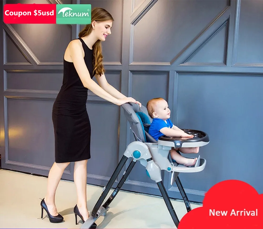 Детский высокий стул Teknum металлический детский детские стулья для кормления