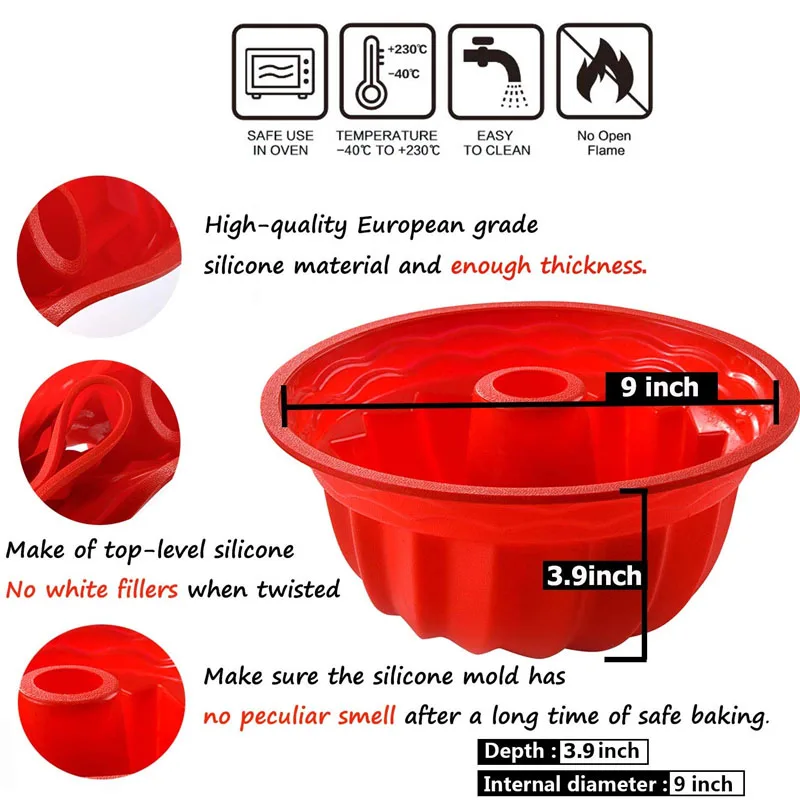 Силиконовые формы для выпечки противень торта Европейского класса круглая форма