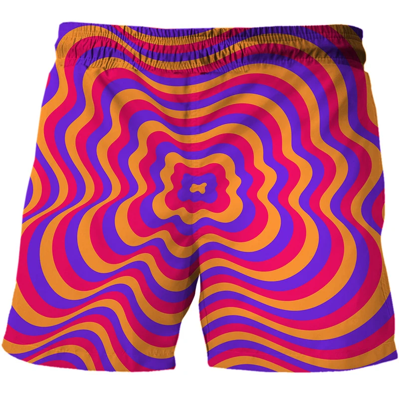 Новейшие Модные мужские шорты Vortex с психоделическим 3D принтом летние новые