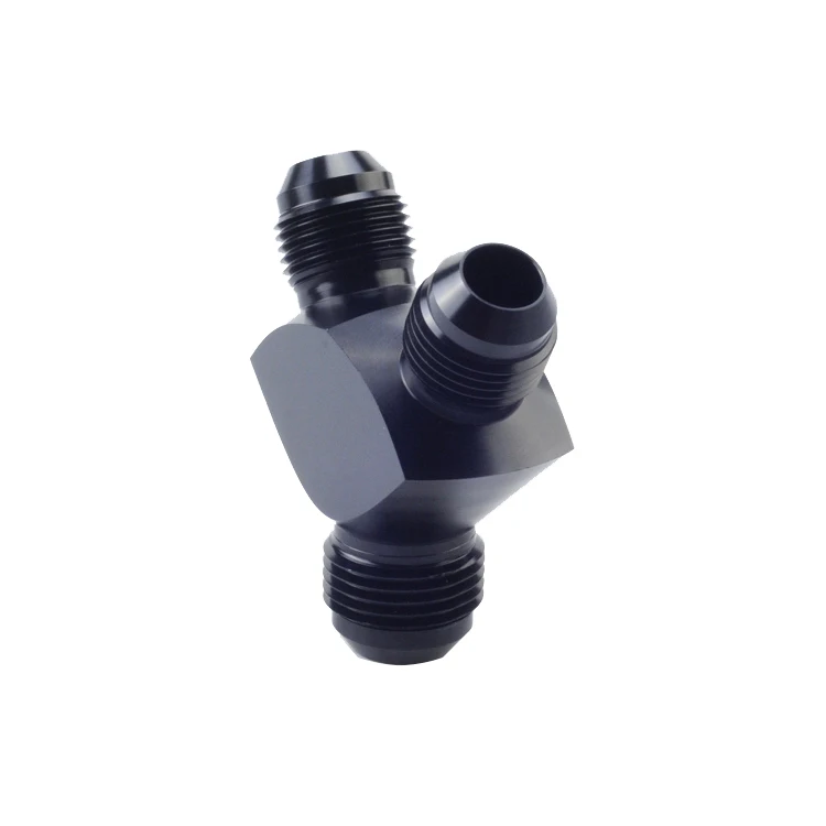

Car fuel line Aluminum MYF-AN8-AN6 Y-Block male Junction Coupler connection Fitting