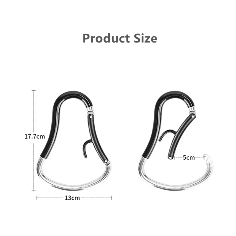 

MTWML 9 Inch Big Baby Stroller Hook Strong Hanger For Baby Pushchair Prams Poussette Hook Stroller Organizer Hanger Hook For Bag