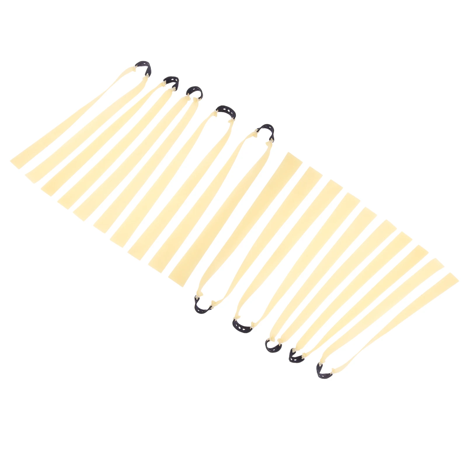 

10Pcs Slingshots Flat Rubber Bands Thickness 1.5mm Powerful Catapult Natural Latex Elastic Resilient Tube for Tactical Shooting