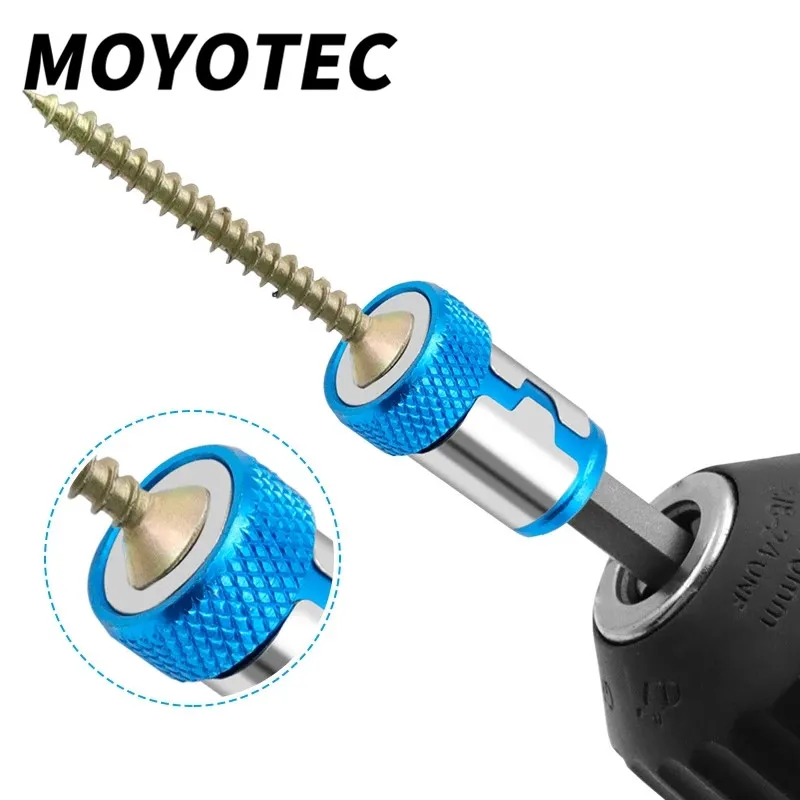 

Universal Magnetic Ring 1/4â€ Metal Screwdriver Bit Magnetic Ring For 6.35mm Shank Anti-Corrosion Drill Bit Magnet Powerful Ring