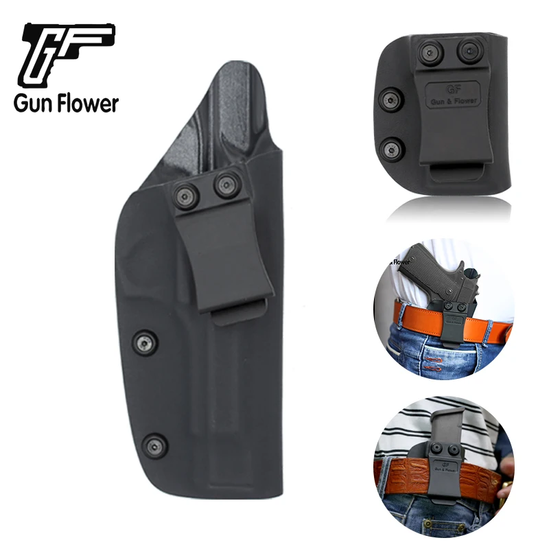 Gun&ampFlower Beretta 92FS IWB Kydex Holster Mag Holder Open Top Concealment Carry Hunting Bag | Спорт и развлечения