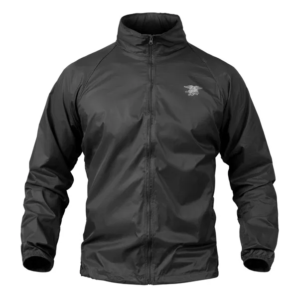 Летняя тактическая Темно Синяя легкая камуфляжная куртка Мужская