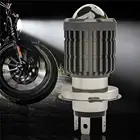 Двухцветная мотоциклетсветильник фара, светодиодная лампа BA20D H6 H4, три света, фонарь s, двойной противотуманный модифицированный, вспомогательная лампа с когтями F8A0