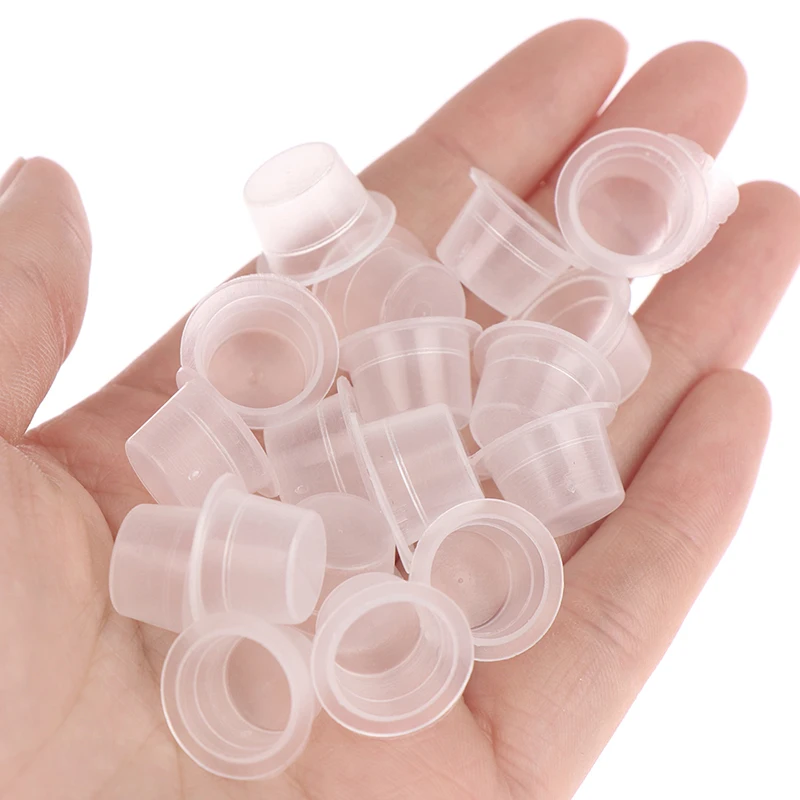 

500pcs Tattoo Ink Cups Professional Tattoo Supplies Transparent Pigment Cups