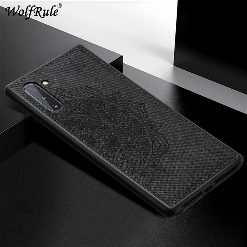 Black Для samsung Note 10 чехол на магните модный противоударный тканевый чехол для samsung Galaxy Note 10 Plus чехол для Galaxy Note 10 - Цвет: Black
