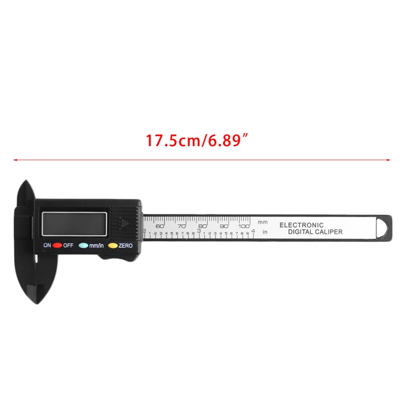 

R66B LCD Electronic Digital Vernier Caliper Gauge 100mm 4 inch Measure Micrometer New