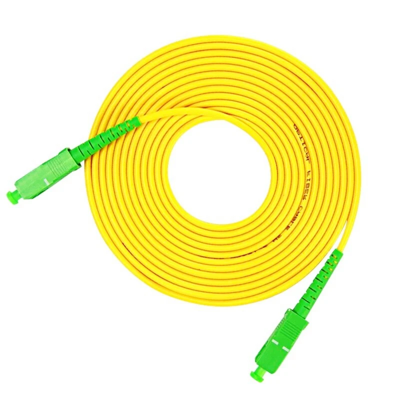 

50PCS SC/APC Fiber Optic Patch Cord Cable SC-SC 1/2/3M Jumper Single Mode Simplex 3.0mm Optical Fibra Optica FTTH