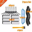 Сменные HEPA фильтры для ILIFE A40, A4s, A40 Запчасти для робота-пылесоса, в комплекте основная щетка, боковые щетки