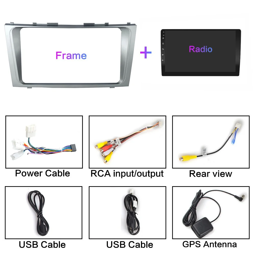 

Android 8.1 car radio multimedia player for Toyota Camry 2006 2007 2008 2009 2010 2din Car radio GPS navigation Bluetooth player