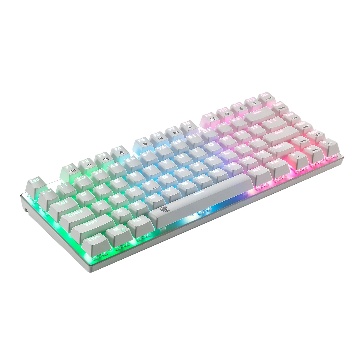 Z88 Орел TKL механическая клавиатура Outemu красный переключатели RGB светодиодный подсветкой Алюминий компактный дизайн 81 клавиш игровая клавиатура нам макет