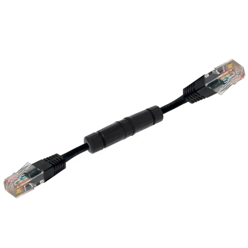 

Lan Coupler RJ45 Waterproof Install Adapter Female to Female Jack Inline Connector Extender Protector Plug Cable Outdoor