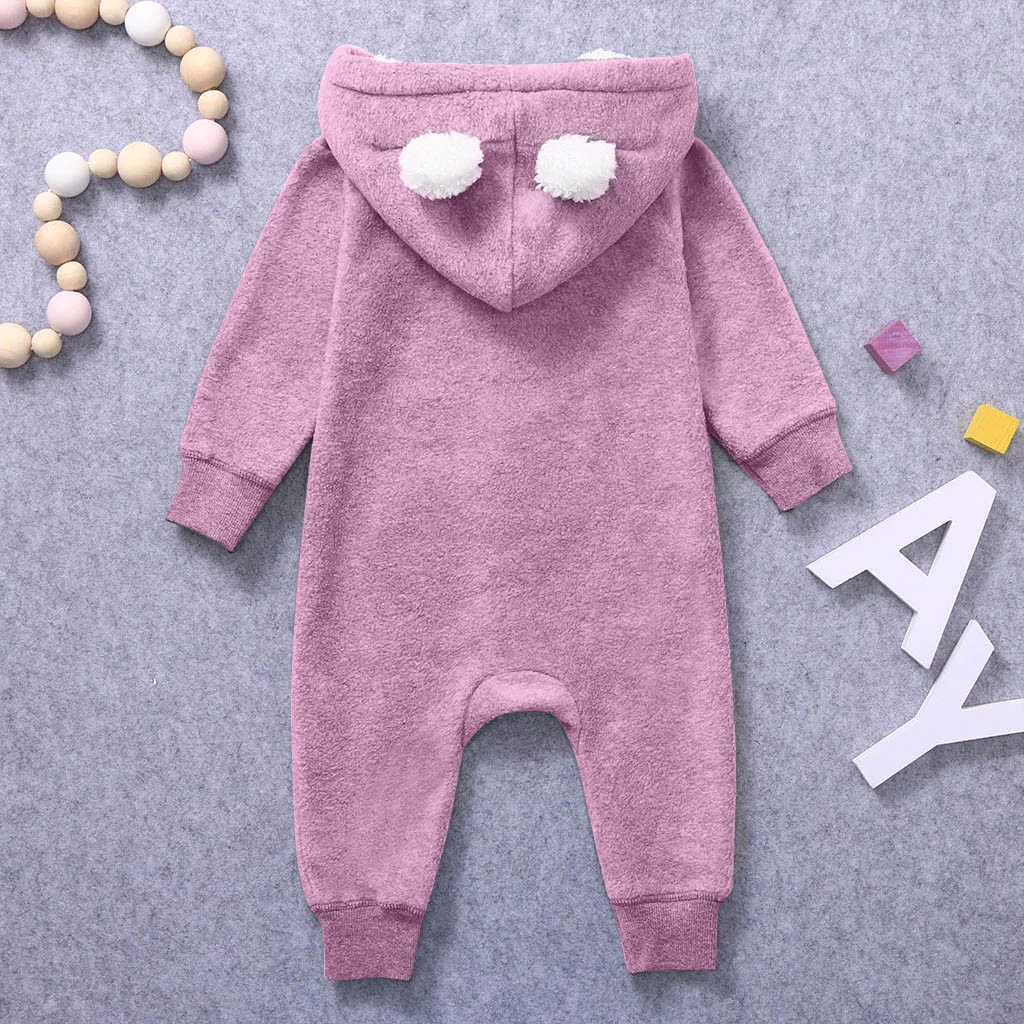 Детский костюм с капюшоном комбинезон на молнии длинными рукавами одежда для