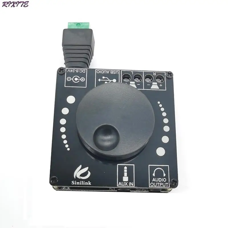 

HIFI 50W+50W TPA3116D2 Stereo Bluetooth Digital Amplifier Board AUX USB-C Input