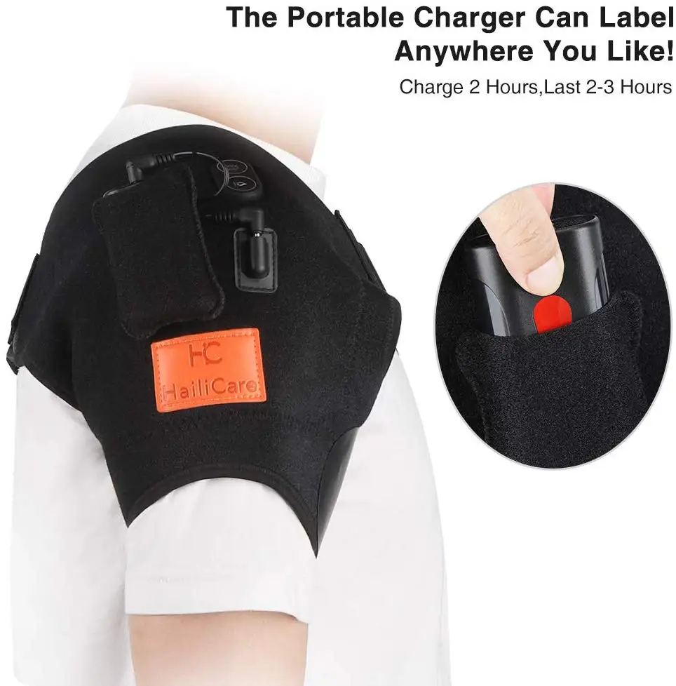 Беспроводное массажное устройство для терапии плеч вибрирующее снятия мышечной