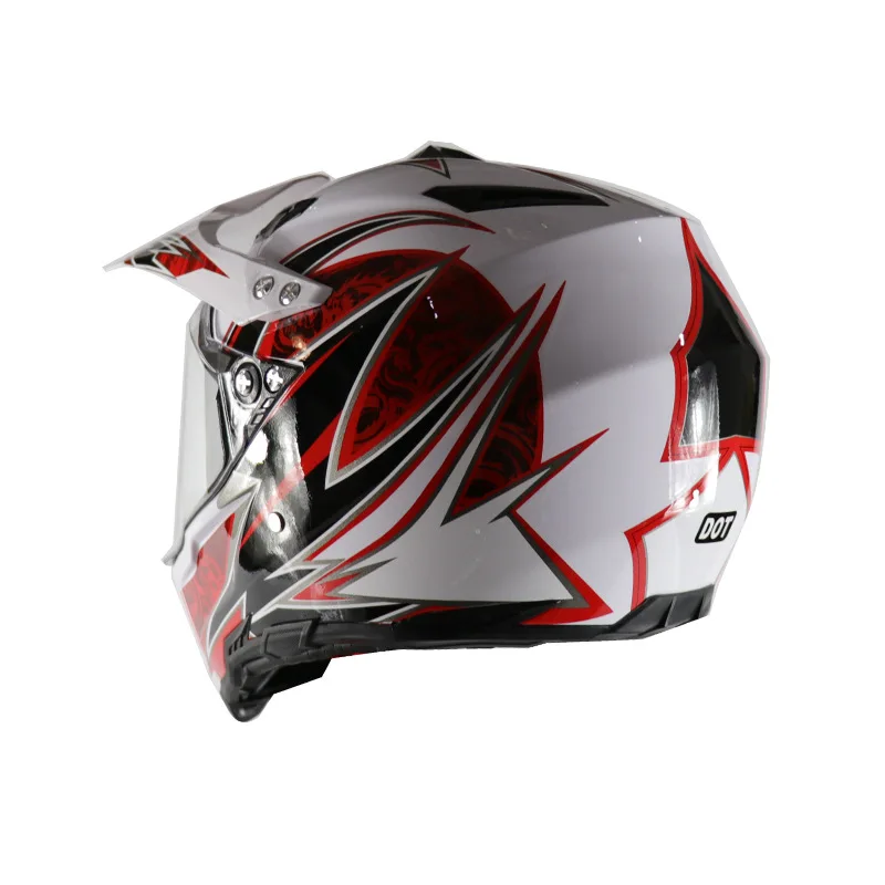 Шлем мотоциклетный для пересеченной местности гоночный шлем двойного