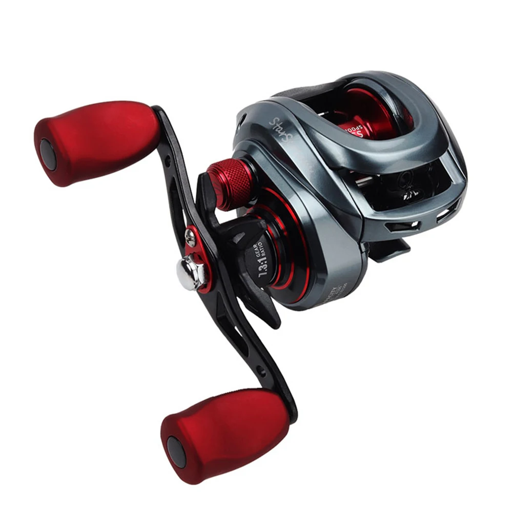 

Baitcasting Reel Lightweight 8KG Max Drag 8+1BB 7.3:1 High Speed Magnetic Brake Remsysteem Reel Saltwater Freshwater Tackle