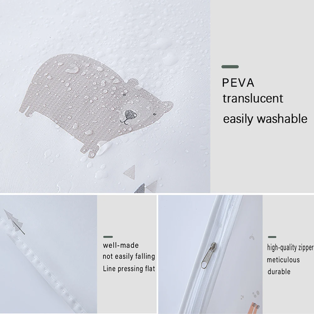 Household Quilt and Clothing Finishing Storage Bag - Thickened, Waterproof, Dust, and Moisture-proof PEVA Material - Washable Closet Organizer image 6