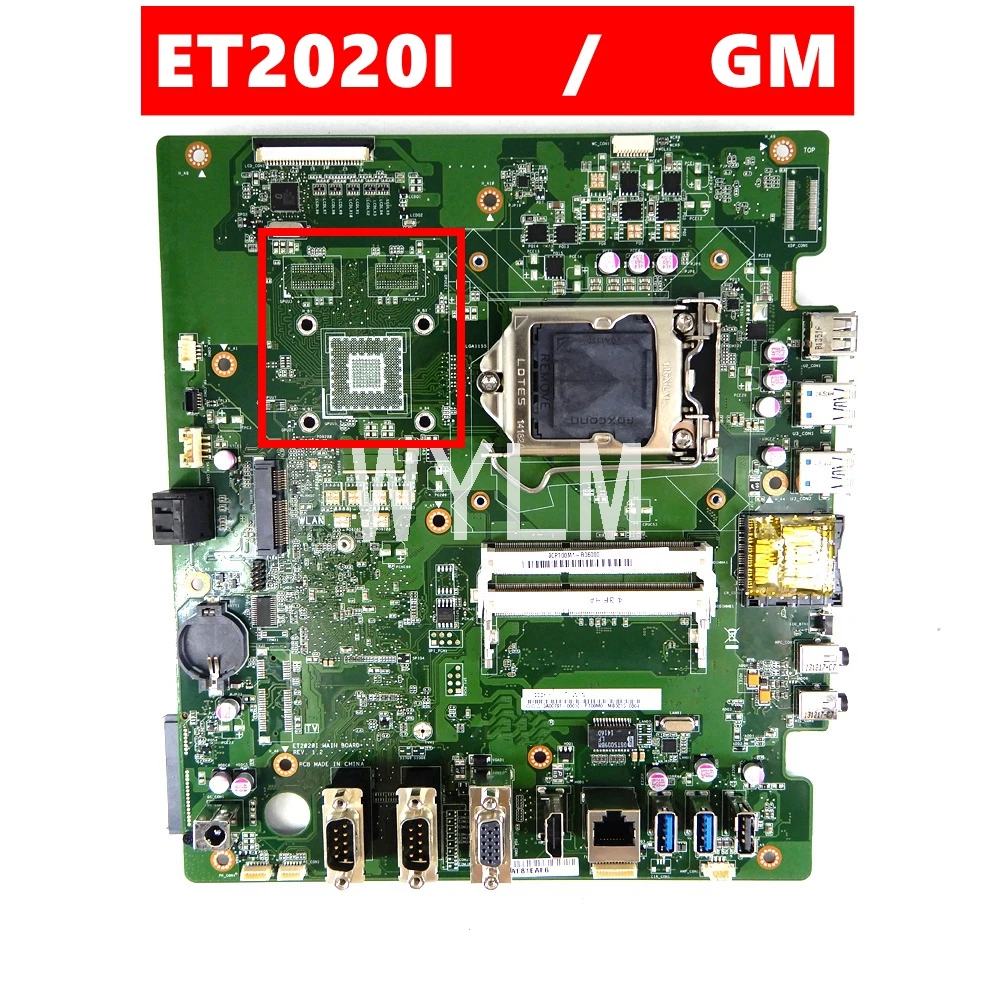 

ET2020I Mainboard REV 1.2 All-in-one mainboard For ASUS ET2020I ET2020 motherboard 90PT0110-R03000 Test OK