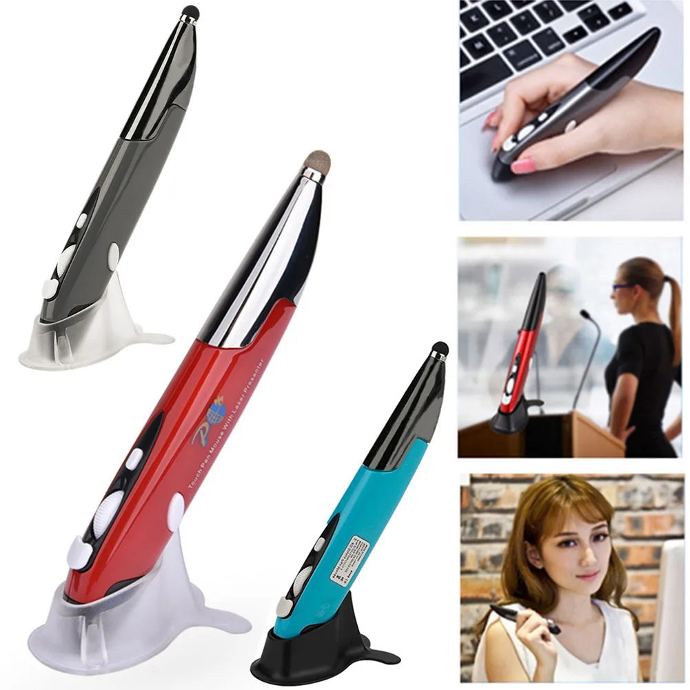 

2.4GHz Capacitive Stylus Mouse Pen Teaching Laptop For PC Laptop Optical Mini Computer Accessories Notebook Wireless USB Desktop