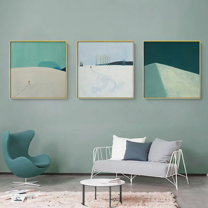 Модные плакаты и принты абстрактный пейзаж путешествия в одиночку настенные