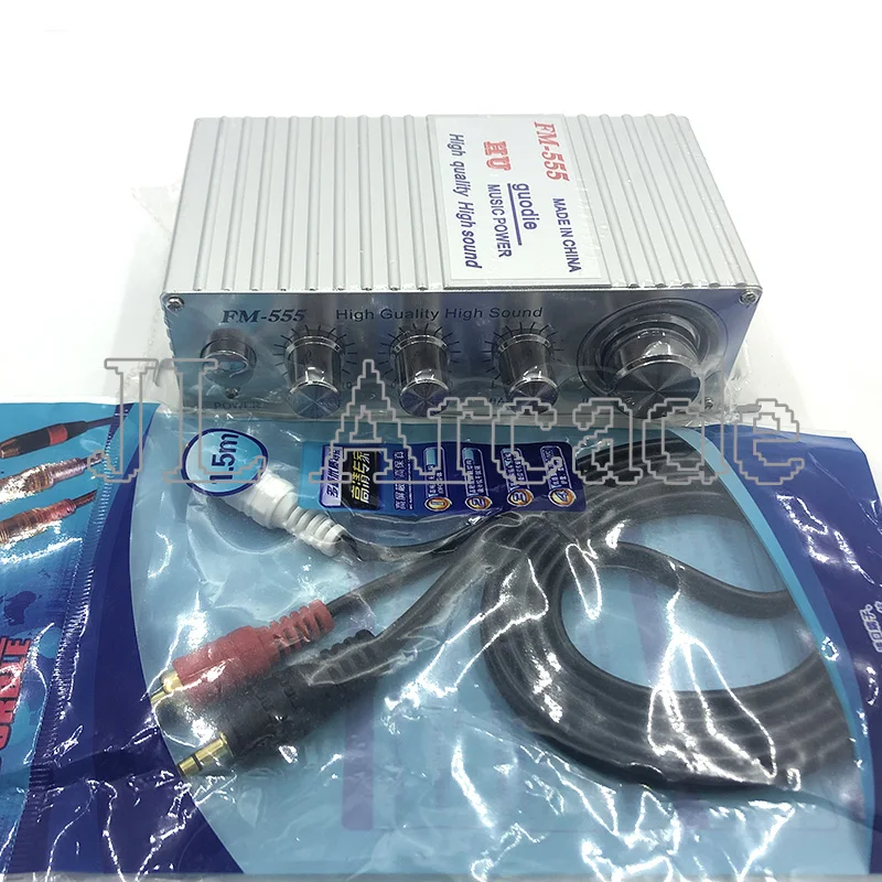 Стерео усилитель HIFI цифровой мощности FM 555 Аркады аксессуары для Золотая монета