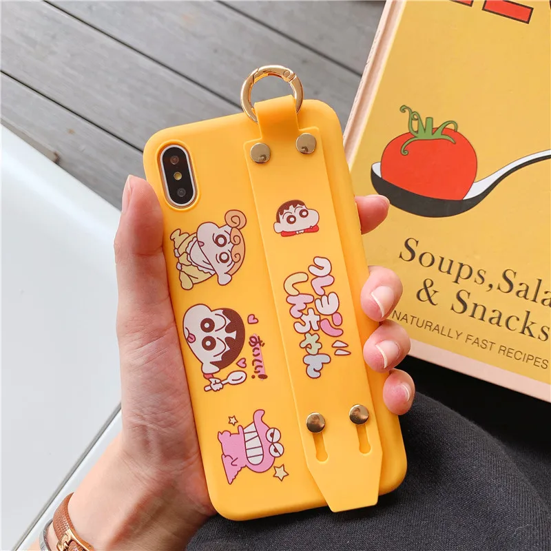 Мультяшный карандаш Shin chan чехол для iphone 8 Мягкий ТПУ силиконовый iPhone 6 6s 7 plus X XR XSMAX