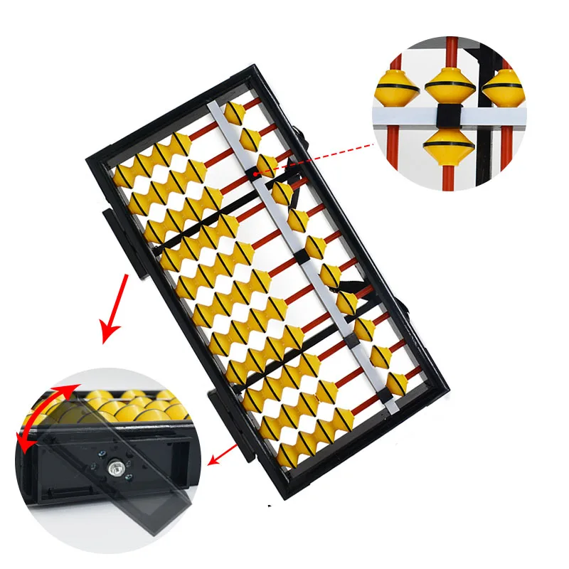 Высокое качество 11 столбик деревянные висячие Нескользящие Abacus большой размер