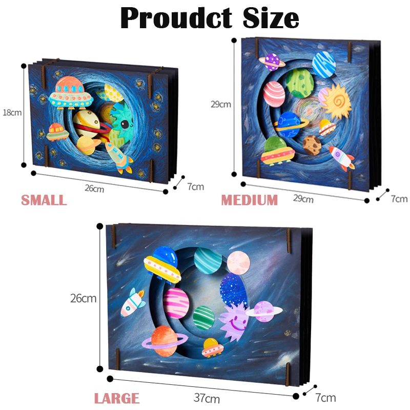 

DIY Vast Starry Sky Craft Toys For Children Lovely Dinosaur Children Handmade DIY Crafts For Kids Interactive Educational Toys