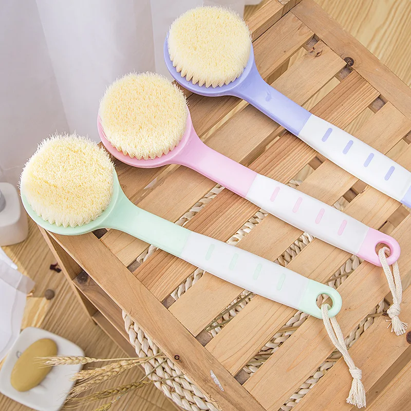 

Removable Short Handle Bath Brush Rub Back Brush Soft Hair Bath Brush Rub Mud Bath Brush Rub Towel Rub Bath Bath Accessories