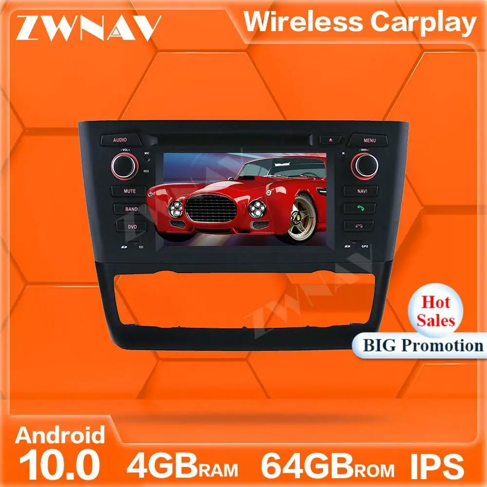 4G+64GB Android 10.0 screen Car Multimedia Player For BMW 1 Series 2004 2005-2019 GPS navi Auto Audio Radio stereo IPS head unit |