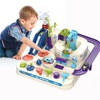 Модель гоночного вагона, 27 см, механический, интерактивный поезд, обучающие игрушки для детей