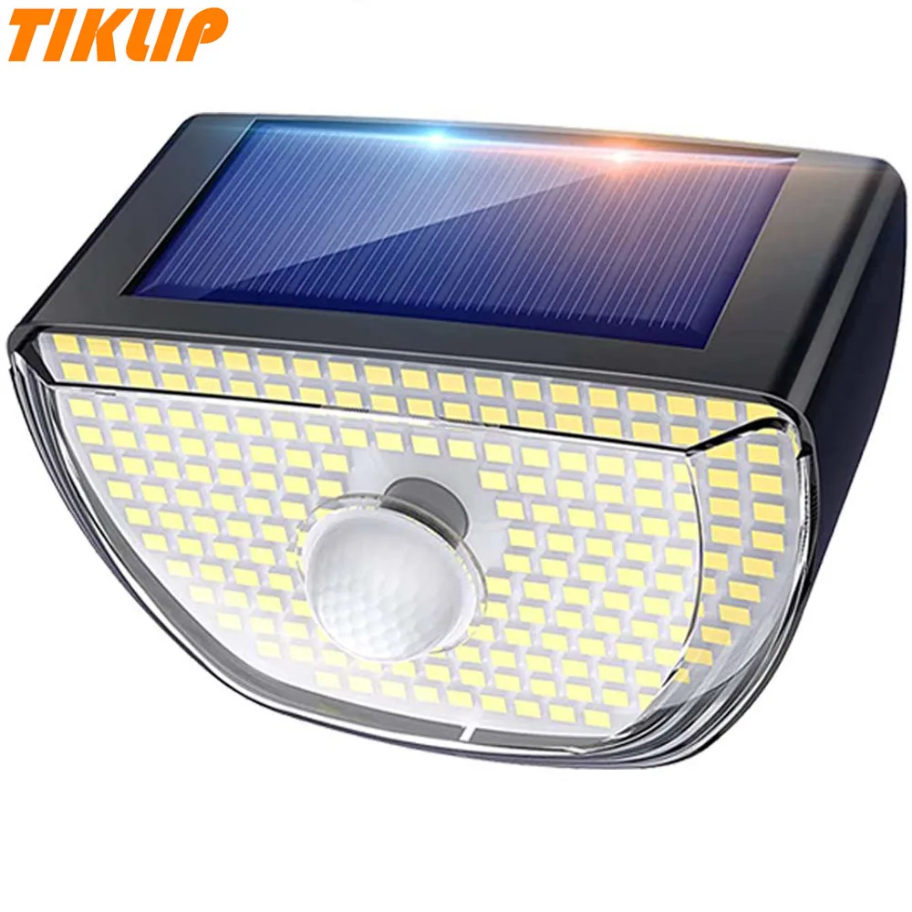 

Фонарь Настенный на солнечной батарее, водонепроницаемый уличный светильник с датчиком солнечного света, 3 режима