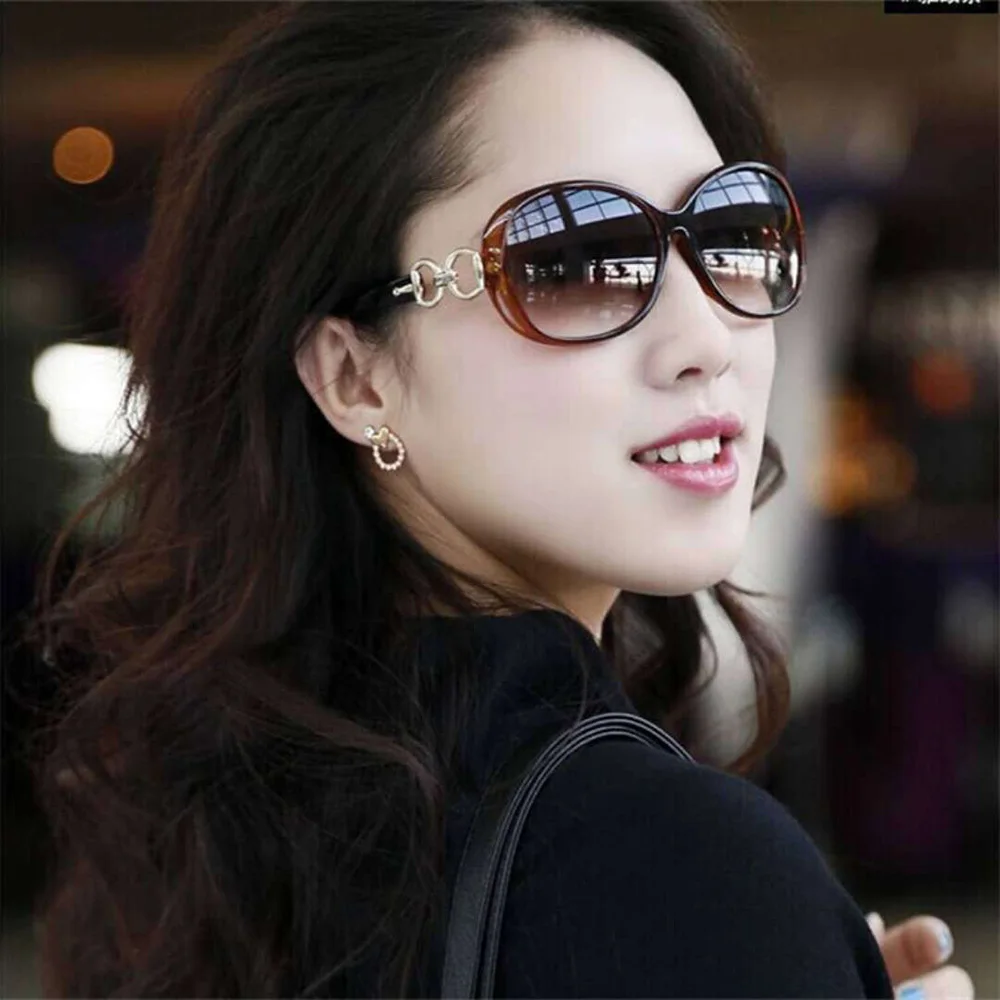 Поляризационные солнцезащитные очки для женщин фирменный дизайн женские Ретро