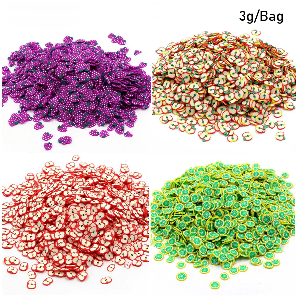 Новые фруктовые очаровательные аксессуары для слайма пушистое украшение