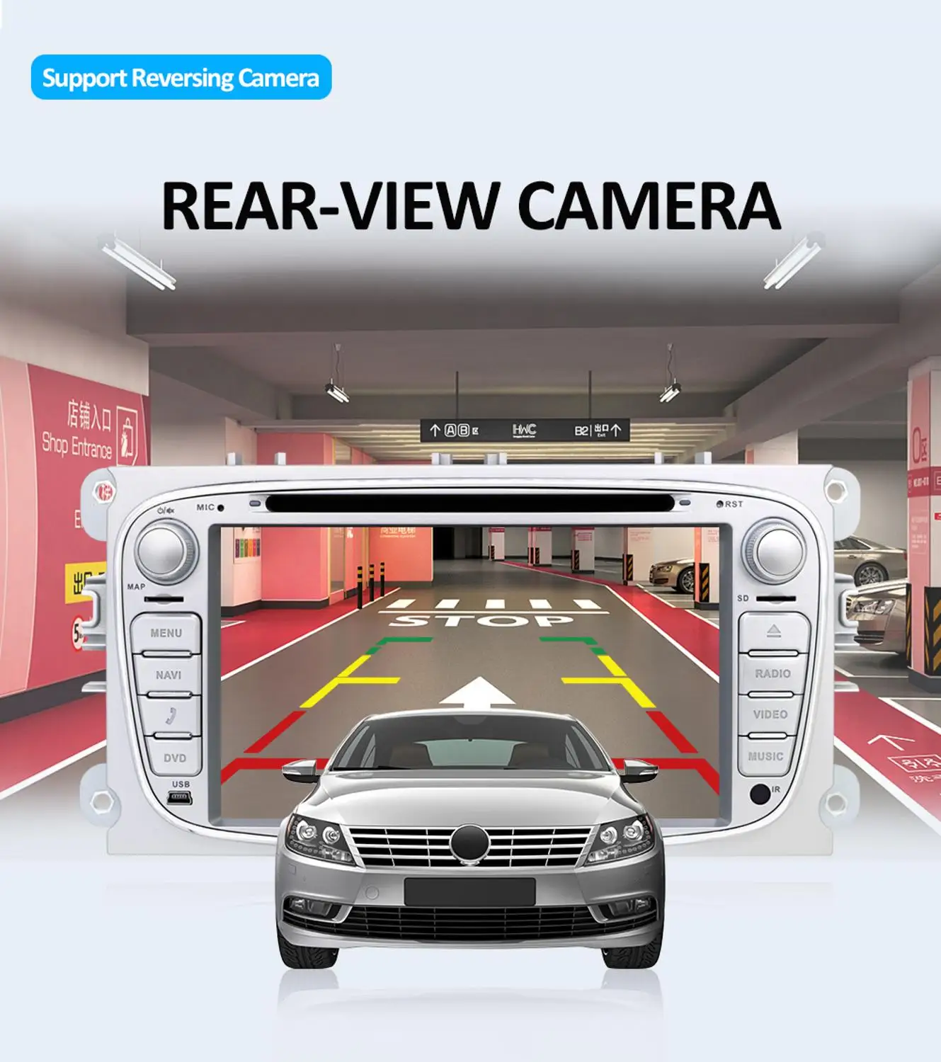 Четырехъядерный Android 10 0 2 din android автомобильное радио gps для Ford Focus S-max Mondeo C-max Гб Ram 32